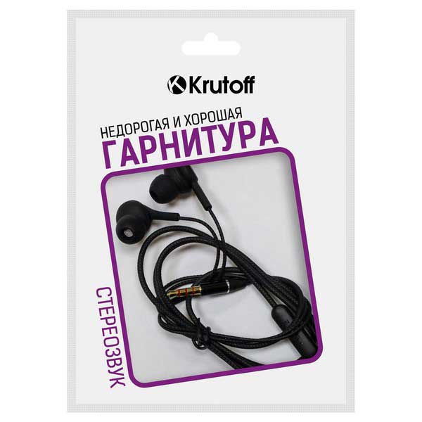 Наушники Krutoff HF-T67 Black, Черный
Наушники Krutoff HF-T67 Black, Черный