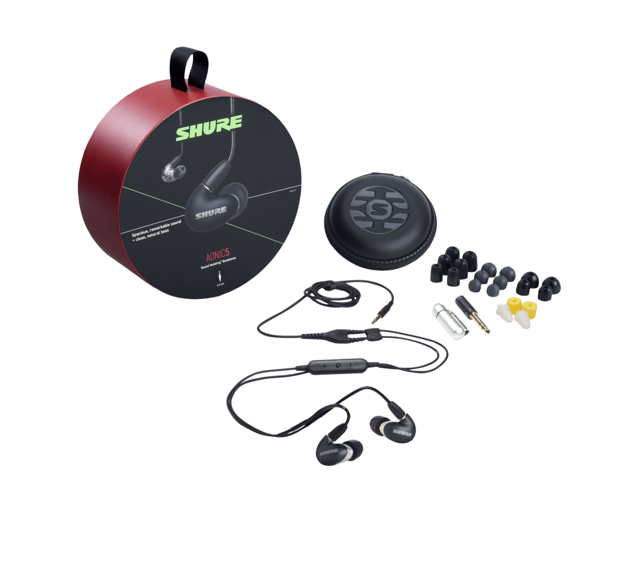 Наушники Shure Aonic 5 SE53BABK+UNI-EFS, Черный
Наушники Shure Aonic 5 SE53BABK+UNI-EFS, Черный