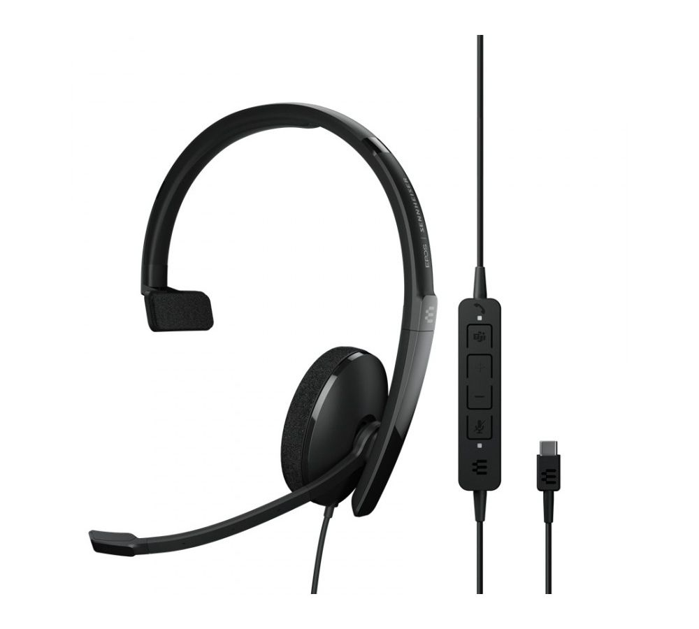 Наушники EPOS Sennheiser ADAPT 130T USB-C II Моно гарнитура 1000903, Черный
Наушники EPOS Sennheiser ADAPT 130T USB-C II Моно гарнитура 1000903, Черный