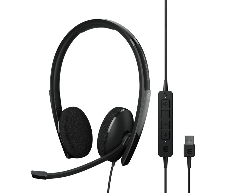 Наушники EPOS Sennheiser ADAPT 160T USB II Стерео гарнитура 1000901, Черный
Наушники EPOS Sennheiser ADAPT 160T USB II Стерео гарнитура 1000901, Черный