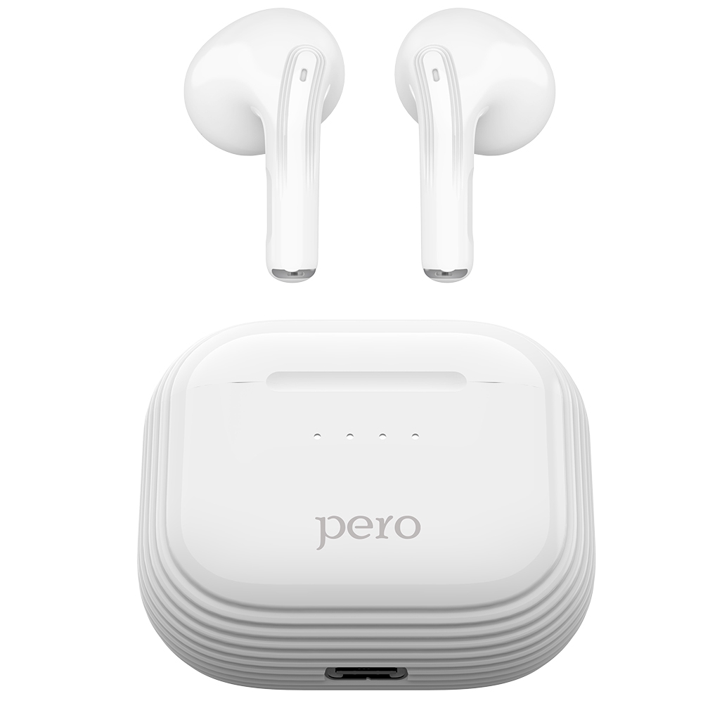 Наушники PERO TWS02 COMFORT White, Белый
Наушники PERO TWS02 COMFORT White, Белый