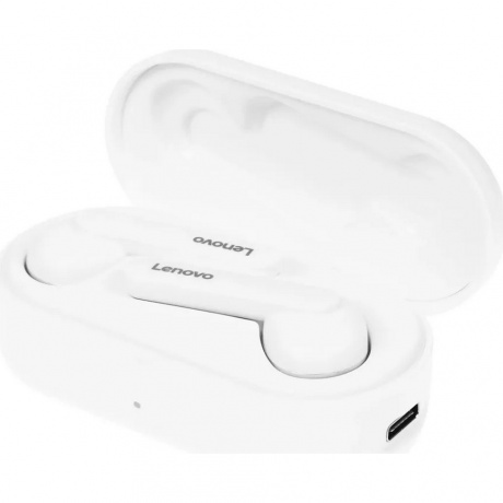 Наушники Lenovo HT28 с микрофоном (TWS), белые
Наушники Lenovo HT28 с микрофоном (TWS), белые