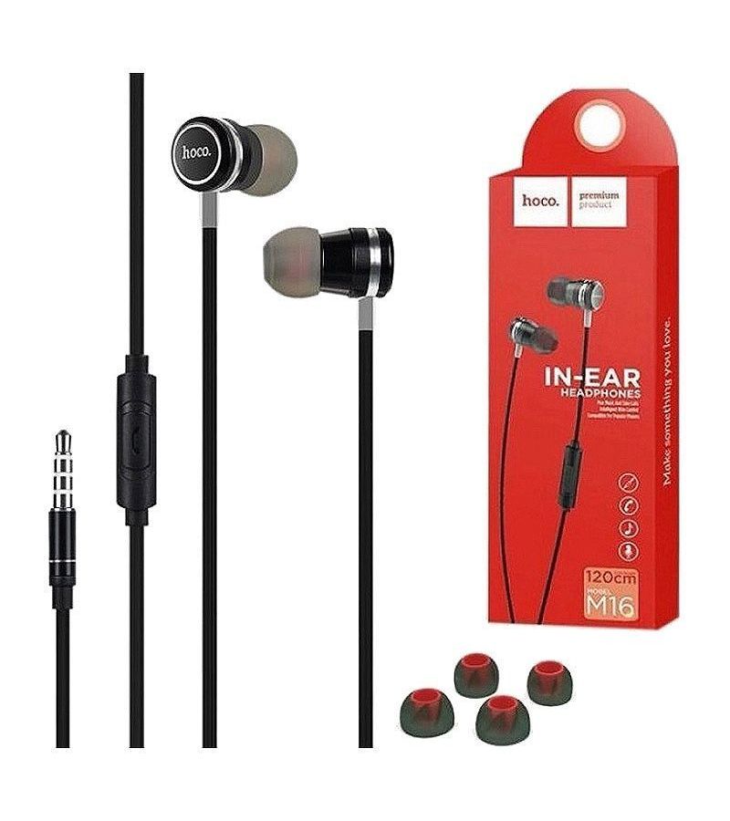 Наушники Hoco M16, Jack 3,5 mm, вакуумные, черные (51701), Черный
Наушники Hoco M16, Jack 3,5 mm, вакуумные, черные (51701), Черный