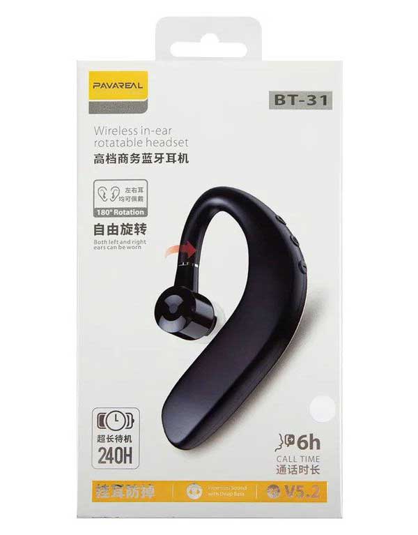 Наушники-гарнитура PAVAREAL PA-BT31, черные, Черный
Наушники-гарнитура PAVAREAL PA-BT31, черные, Черный