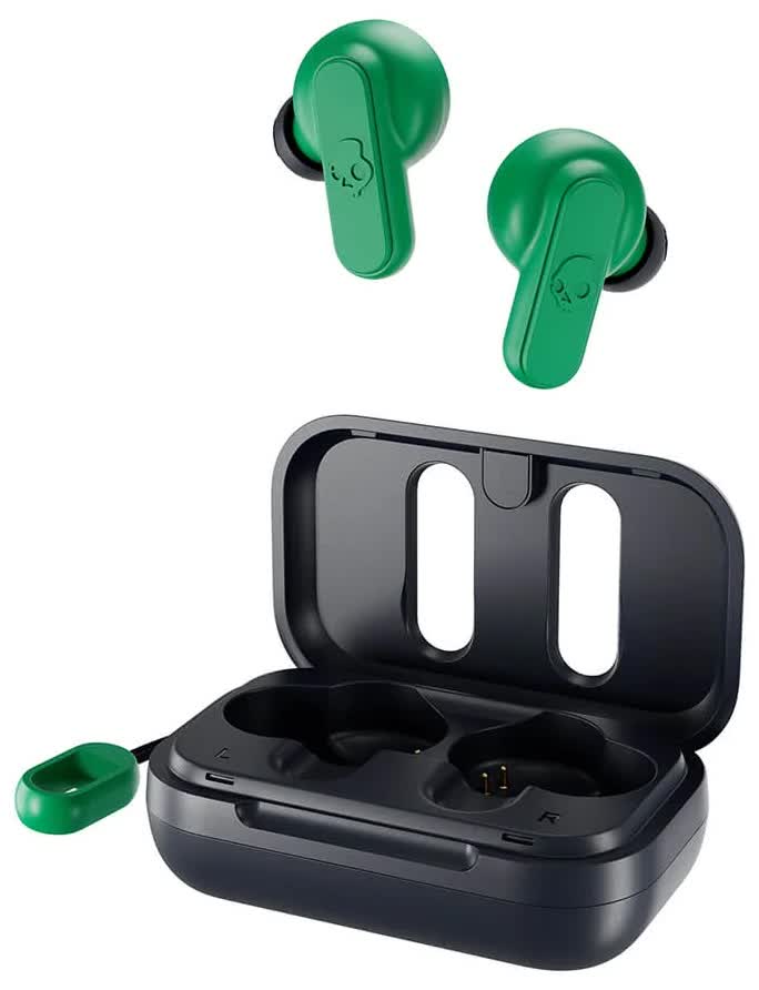 Наушники Skullcandy Dime True Wireless, сине-зеленые (S2DMW-P750), Зеленый/синий
Наушники Skullcandy Dime True Wireless, сине-зеленые (S2DMW-P750), Зеленый/синий