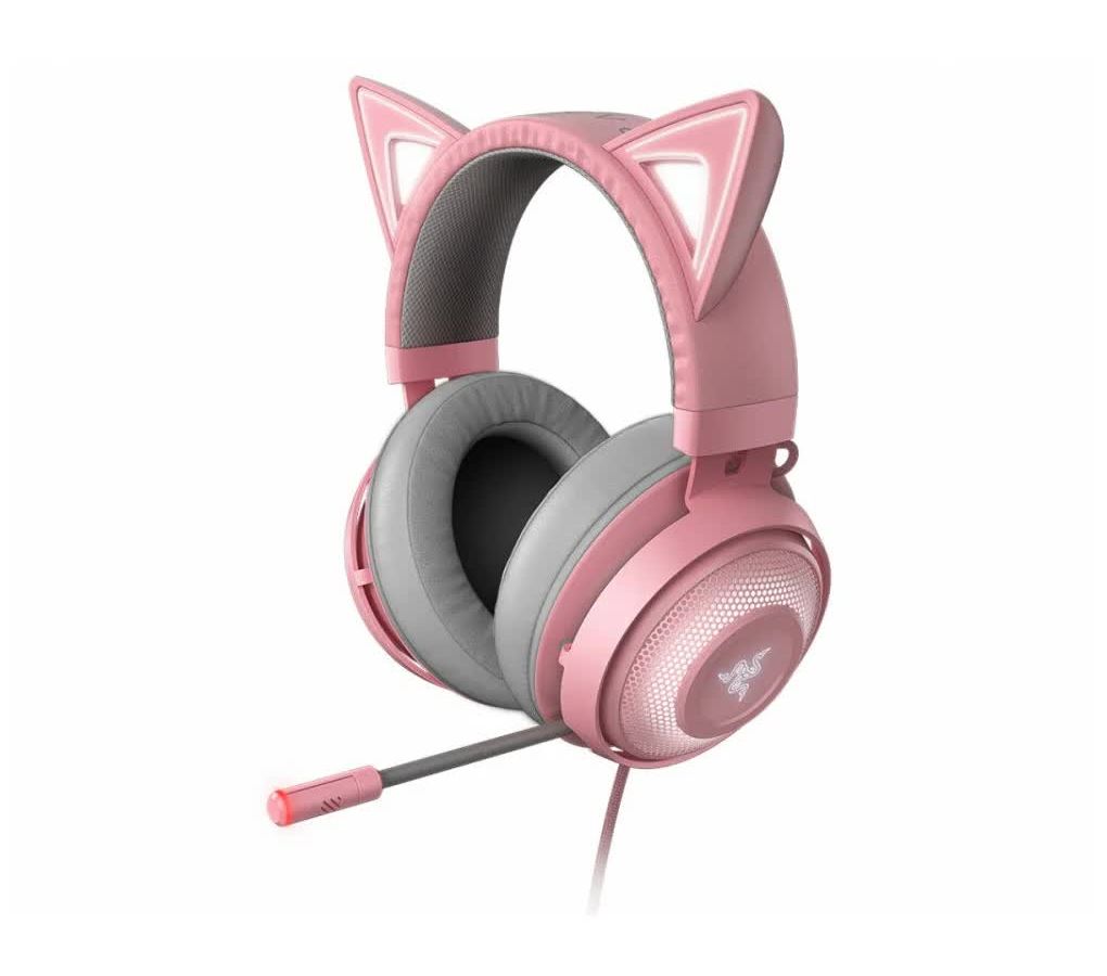 Наушники Razer Kraken Kitty Ed. - Quartz- USB Surround Sound Headset, Белый;розовый
Наушники Razer Kraken Kitty Ed. - Quartz- USB Surround Sound Headset, Белый;розовый
