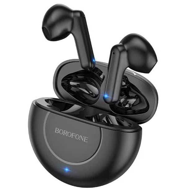Наушники Borofone с микрофоном (TWS) BE54 Rejoice, черные (80019), Черный
Наушники Borofone с микрофоном (TWS) BE54 Rejoice, черные (80019), Черный