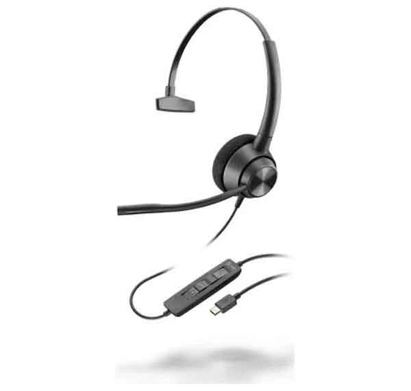 Гарнитура Plantronics EncorePro 310, EP310 USB-C, WW 214569-01, Черный
Гарнитура Plantronics EncorePro 310, EP310 USB-C, WW 214569-01, Черный