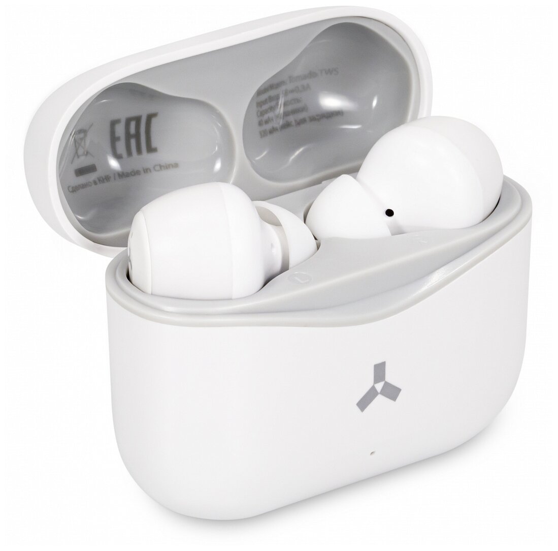 Наушники Accesstyle Tornado TWS White, Белый
Наушники Accesstyle Tornado TWS White, Белый