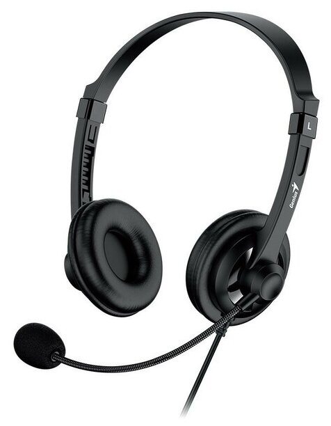 Наушники Genius HS-230U, черная, Черный
Наушники Genius HS-230U, черная, Черный