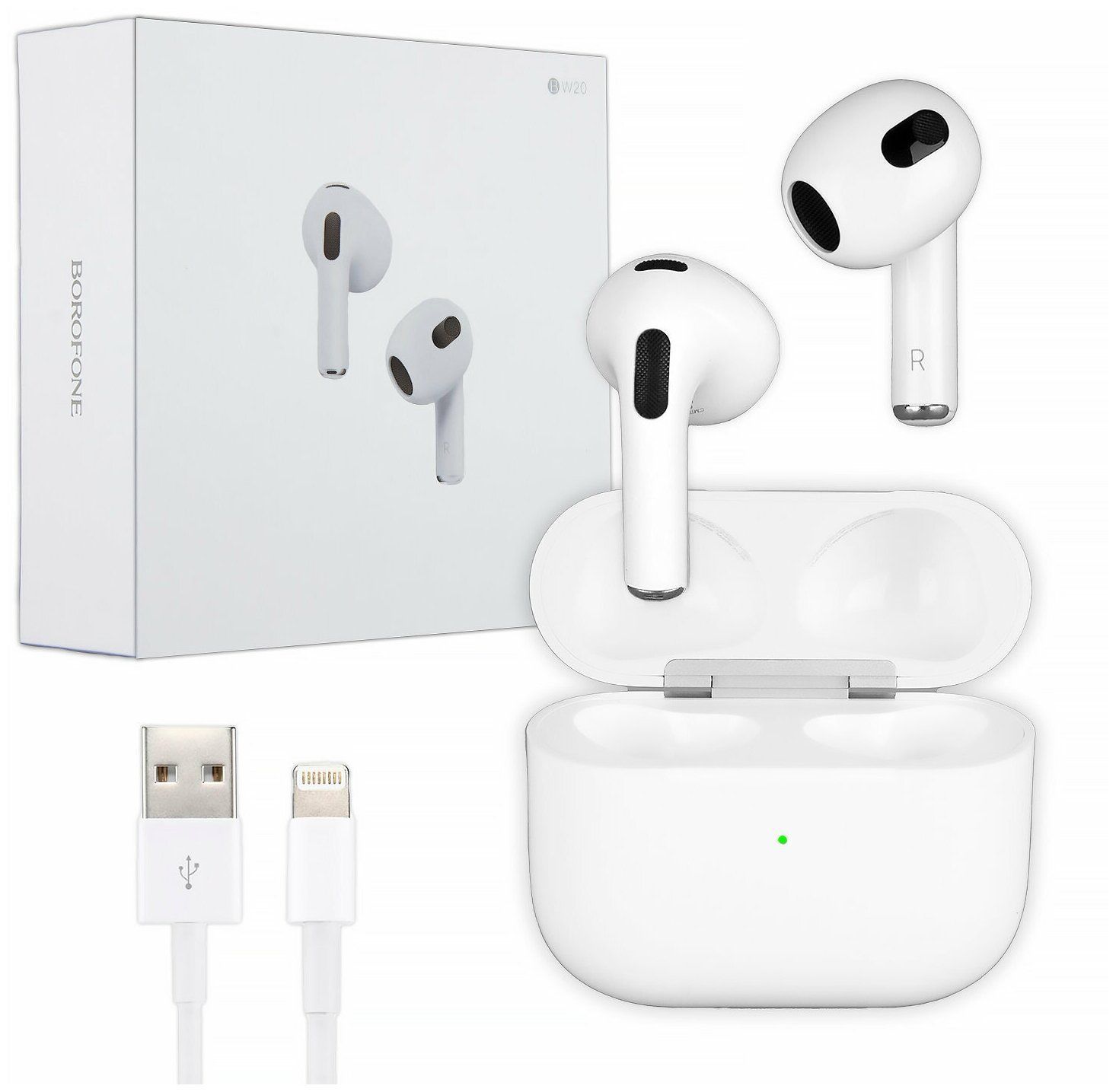 Наушники Borofone BW20 TWS White, Белый
Наушники Borofone BW20 TWS White, Белый