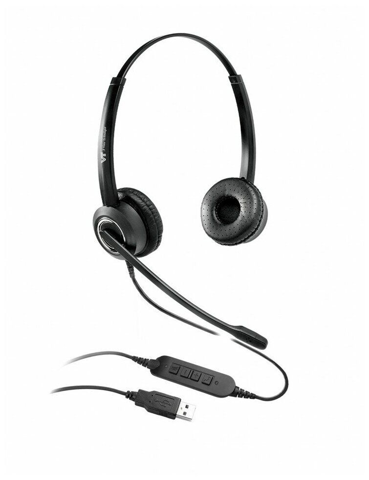 Наушники VT VT6200-D USB, Черный
Наушники VT VT6200-D USB, Черный