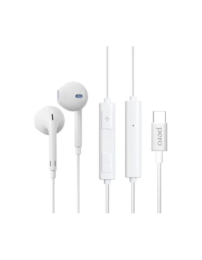 Наушники PERO EP18 Type-C connector белая, Белый
Наушники PERO EP18 Type-C connector белая, Белый