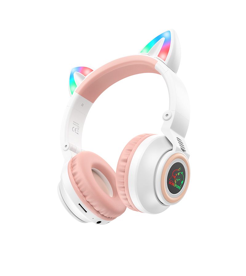 Наушники Borofone BO18 Cat White 6974443384956, Белый;розовый
Наушники Borofone BO18 Cat White 6974443384956, Белый;розовый