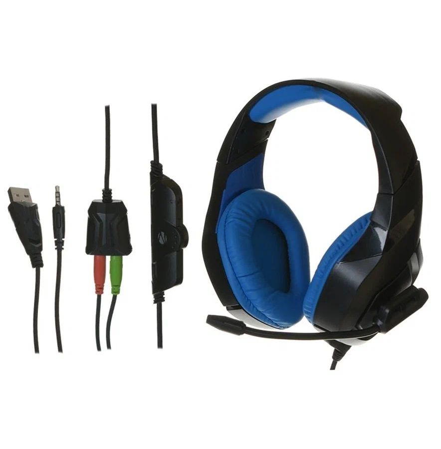 Наушники Zebronics ZEB-RUSH.BL, Черный;синий
Наушники Zebronics ZEB-RUSH.BL, Черный;синий