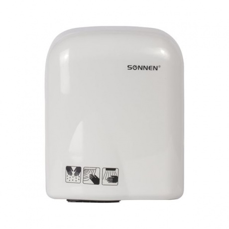 Сушилка для рук Sonnen HD-165, 1650 Вт, пластиковый корпус, белая
Сушилка для рук Sonnen HD-165, 1650 Вт, пластиковый корпус, белая