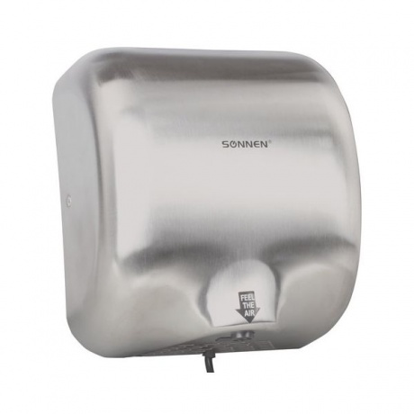 Сушилка для рук антивандальная Sonnen HD-999, 1800 Вт, нержавеющая сталь, хром
Сушилка для рук антивандальная Sonnen HD-999, 1800 Вт, нержавеющая сталь, хром