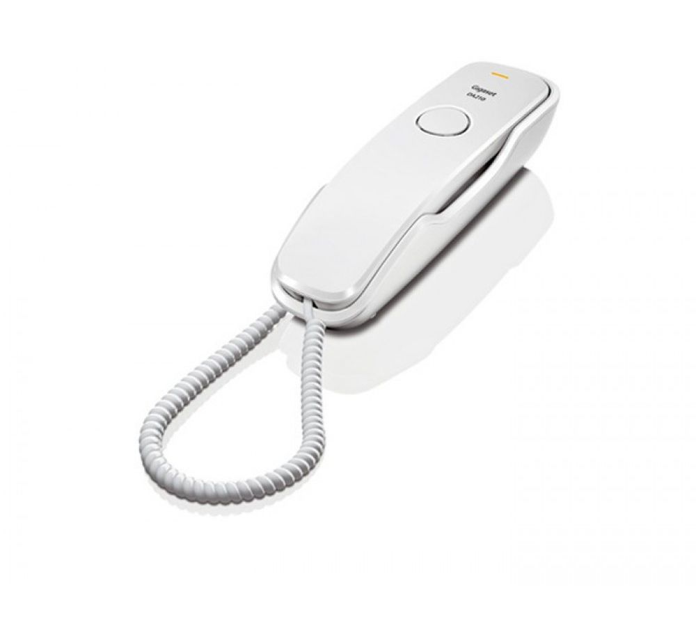 Телефон проводной GIGASET DA210 White, Белый 
Телефон проводной GIGASET DA210 White, Белый