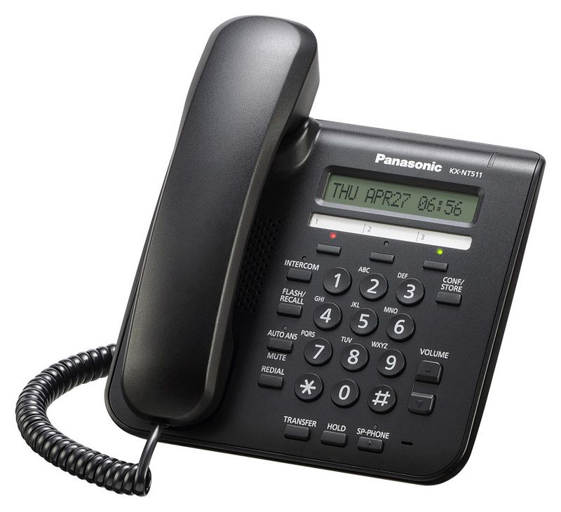 VoIP-телефон Panasonic KX-NT511PRUB черный
VoIP-телефон Panasonic KX-NT511PRUB черный