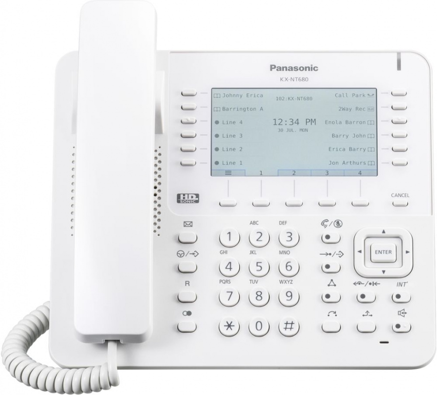 VoIP-телефон Panasonic KX-NT680RU белый
VoIP-телефон Panasonic KX-NT680RU белый