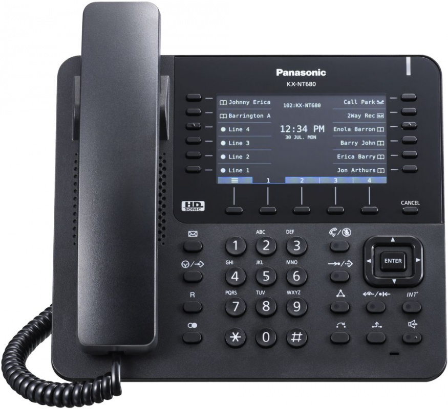 VoIP-телефон Panasonic KX-NT680RU-B черный
VoIP-телефон Panasonic KX-NT680RU-B черный