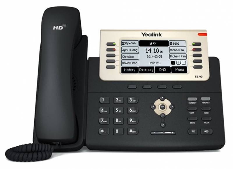 VoIP-телефон Yealink SIP-T27G черный
VoIP-телефон Yealink SIP-T27G черный