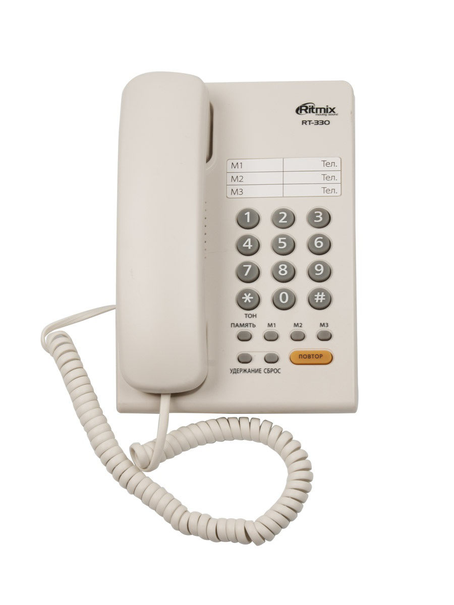 Телефон Ritmix RT-330 white, Белый
Телефон Ritmix RT-330 white, Белый