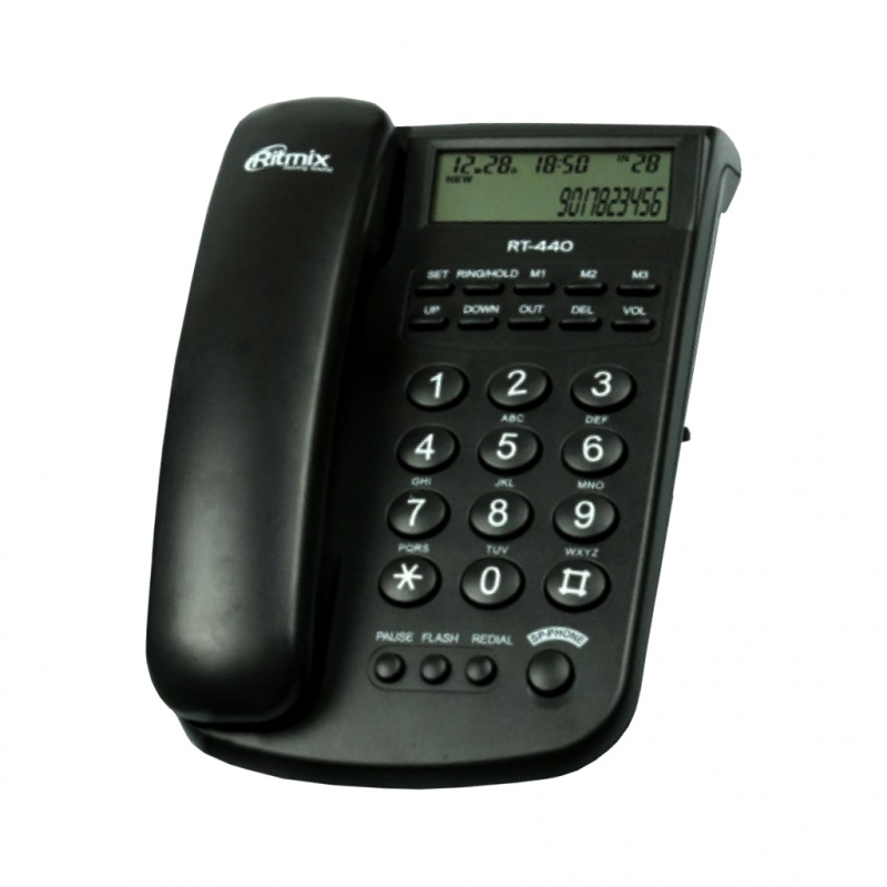 Телефон Ritmix RT-440 black, Черный
Телефон Ritmix RT-440 black, Черный