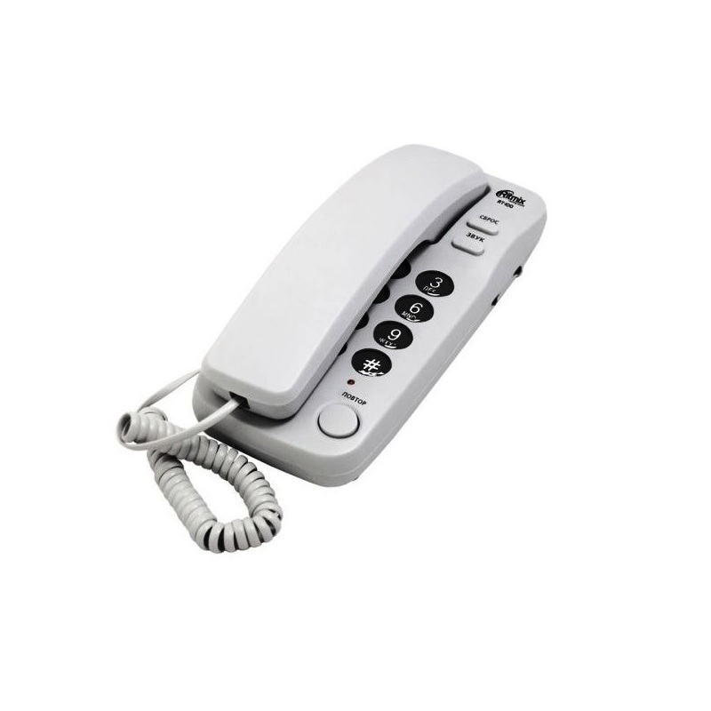 Телефон Ritmix RT-100 grey, Серый
Телефон Ritmix RT-100 grey, Серый