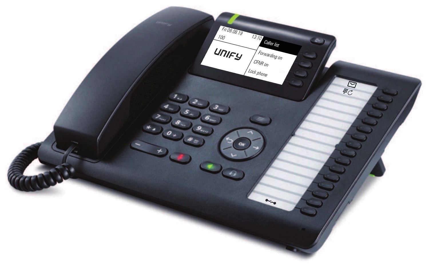 VoIP-телефон Unify OpenScape Desk Phone CP400T (L30250-F600-C436) черный
VoIP-телефон Unify OpenScape Desk Phone CP400T (L30250-F600-C436) черный