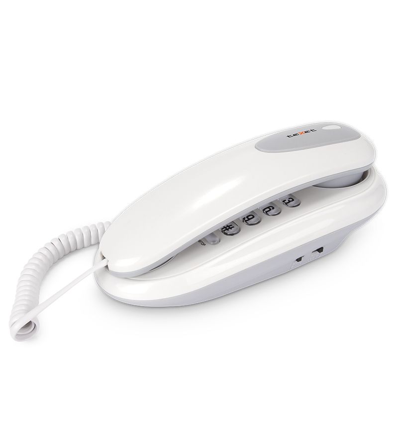 Телефон проводной teXet TX-236, Светло-серый
Телефон проводной teXet TX-236, Светло-серый