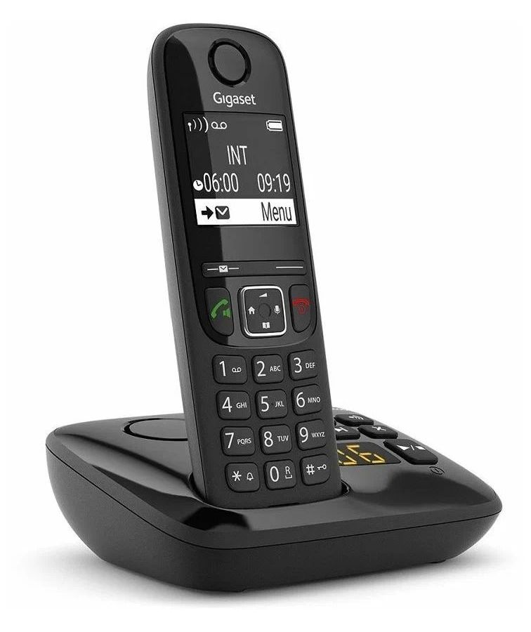 Радиотелефон Gigaset AS690A RUS, Черный
Радиотелефон Gigaset AS690A RUS, Черный