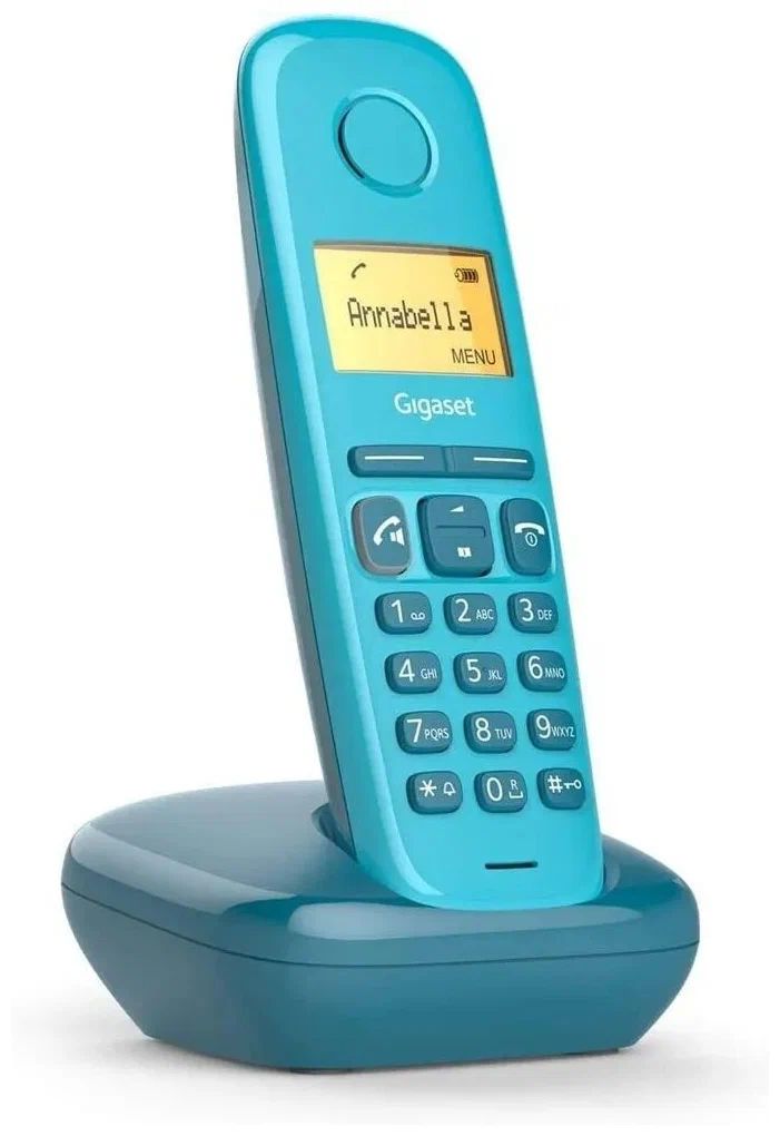 Радиотелефон Gigaset A270 Aqua blue, Голубой
Радиотелефон Gigaset A270 Aqua blue, Голубой
