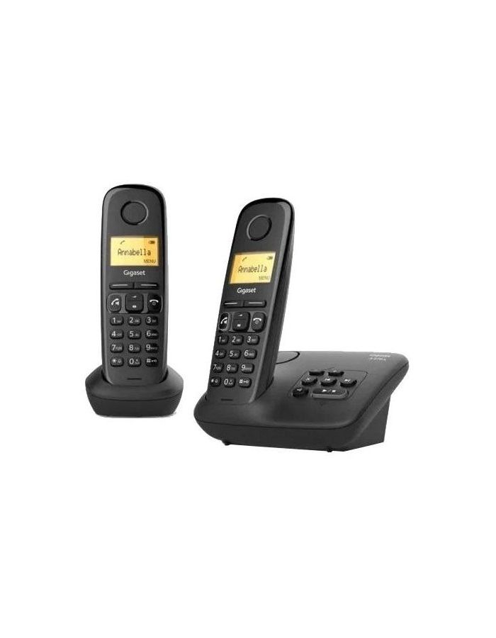 Радиотелефон Gigaset A270A DUO Black с автоответчиком, Черный
Радиотелефон Gigaset A270A DUO Black с автоответчиком, Черный