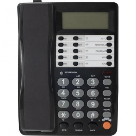 Телефон проводной Ritmix RT-495 черный
Телефон проводной Ritmix RT-495 черный