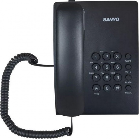 Телефон проводной SANYO RA-S204B черный
Телефон проводной SANYO RA-S204B черный