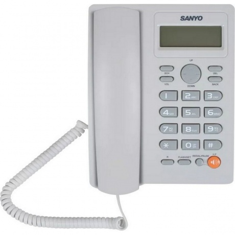 Телефон проводной SANYO RA-S306W белый
Телефон проводной SANYO RA-S306W белый