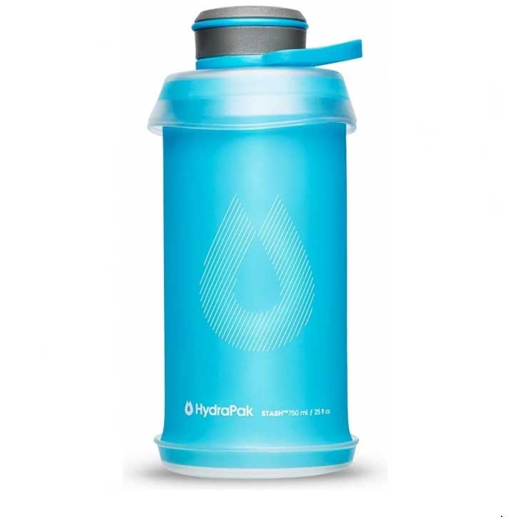 Складная мягкая бутылка для воды HydraPak Stash (0,75 литра), серая
Складная мягкая бутылка для воды HydraPak Stash (0,75 литра), серая