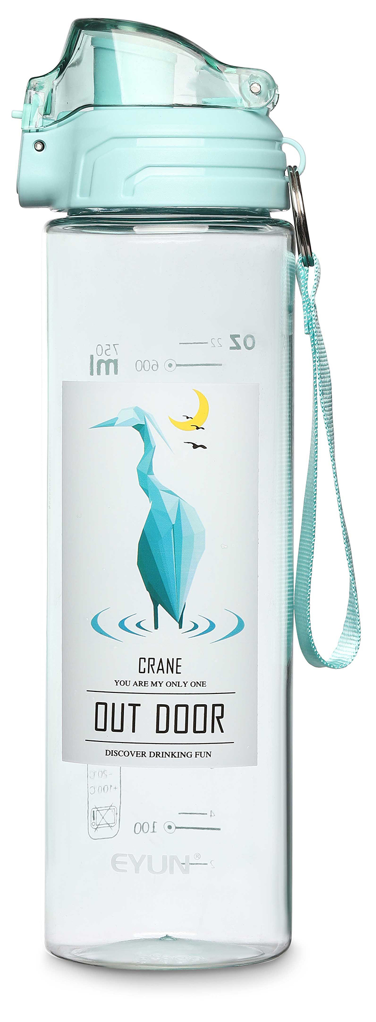 Бутылка для воды YY-616 750 мл Мятный
Бутылка для воды YY-616 750 мл Мятный