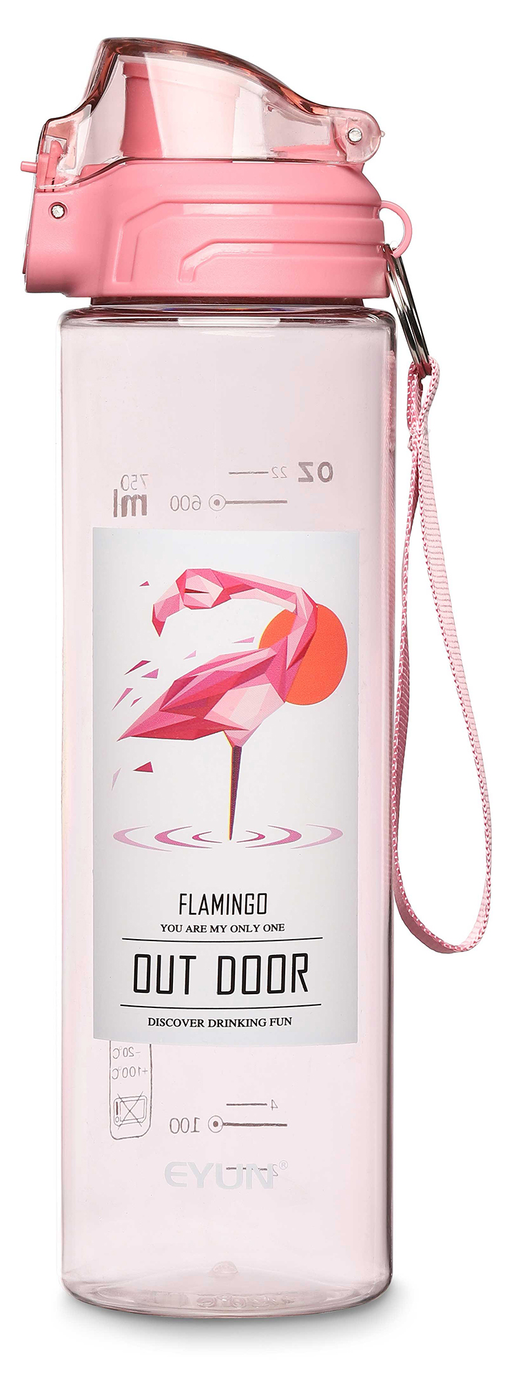 Бутылка для воды YY-616 750 мл Розовый
Бутылка для воды YY-616 750 мл Розовый