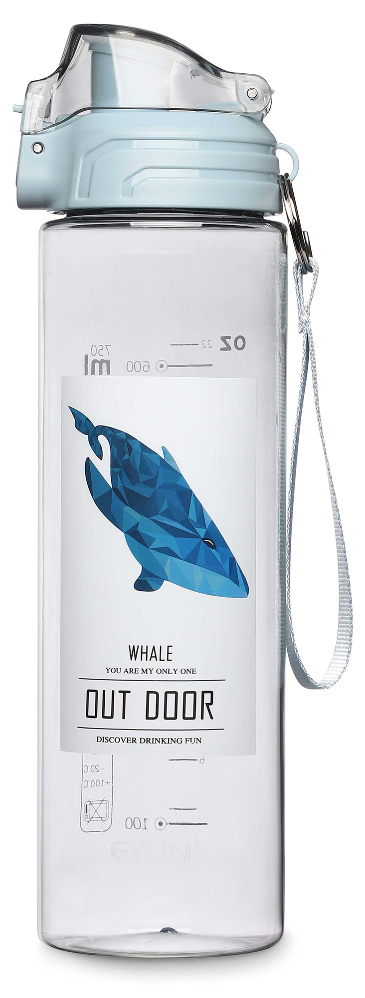 Бутылка для воды YY-616 750 мл Серый
Бутылка для воды YY-616 750 мл Серый