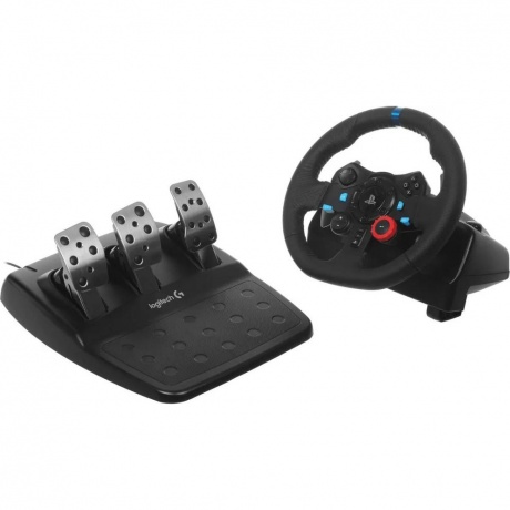 Руль Logitech G29 14кноп. (с педалями) черный (941-000142)
Руль Logitech G29 14кноп. (с педалями) черный (941-000142)