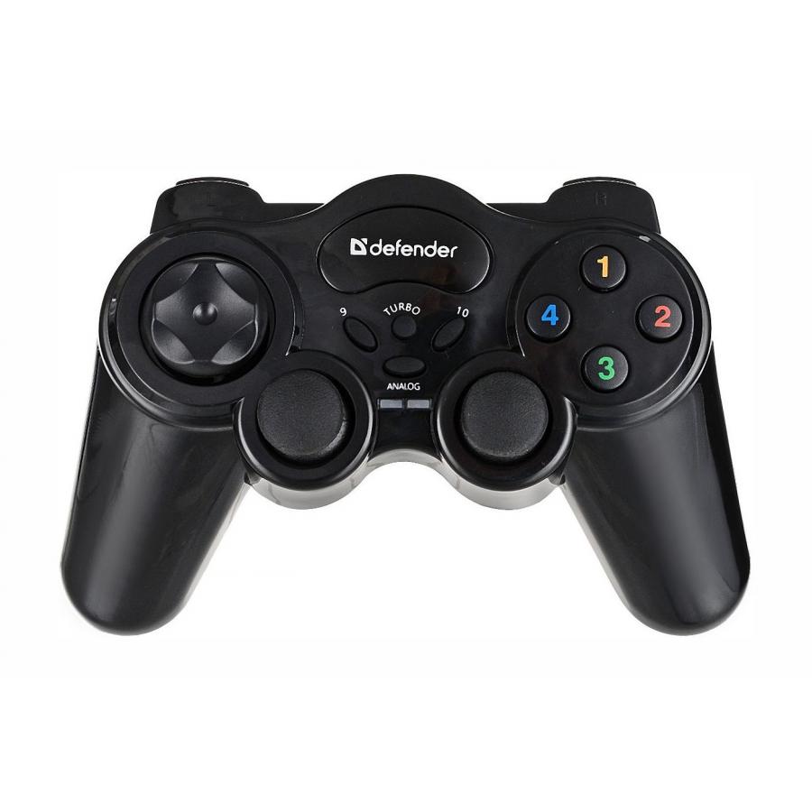 Геймпад беспроводной Defender Game Master Wireless USB (для ПК)
Геймпад беспроводной Defender Game Master Wireless USB (для ПК)