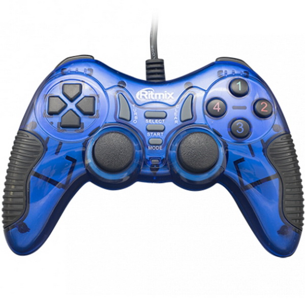 Геймпад Ritmix GP-007 Blue
Геймпад Ritmix GP-007 Blue