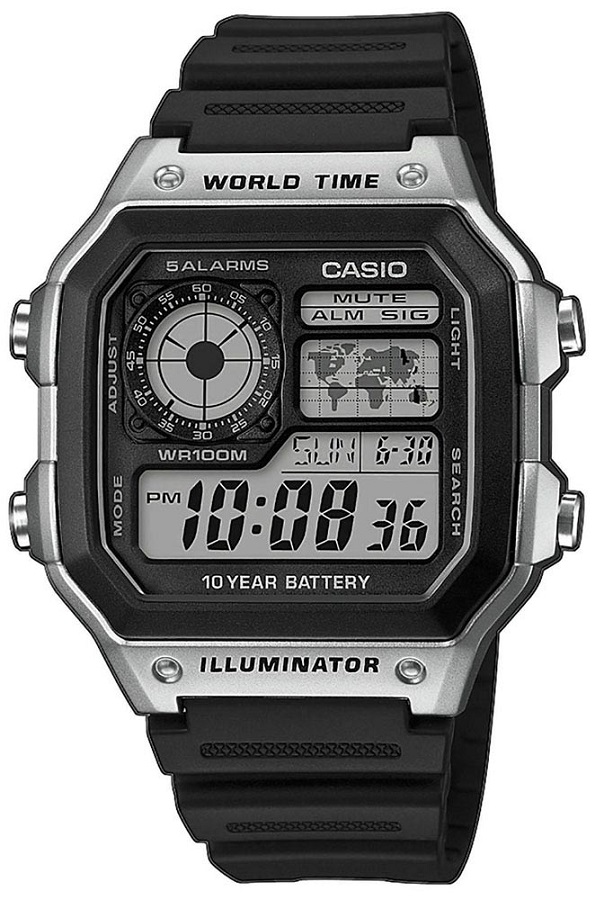 Наручные часы Casio AE-1200WH-1CVEF
Наручные часы Casio AE-1200WH-1CVEF