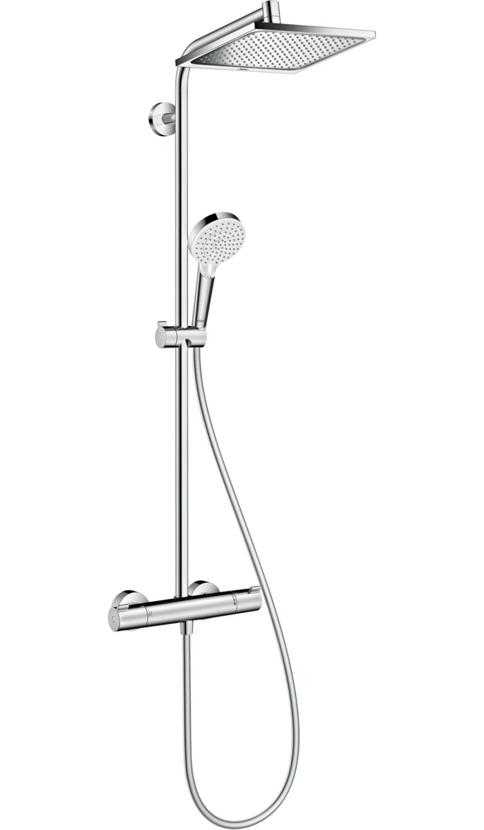 Душевая система с термостатом Hansgrohe Crometta E Showerpipe 240 27271000
Душевая система с термостатом Hansgrohe Crometta E Showerpipe 240 27271000