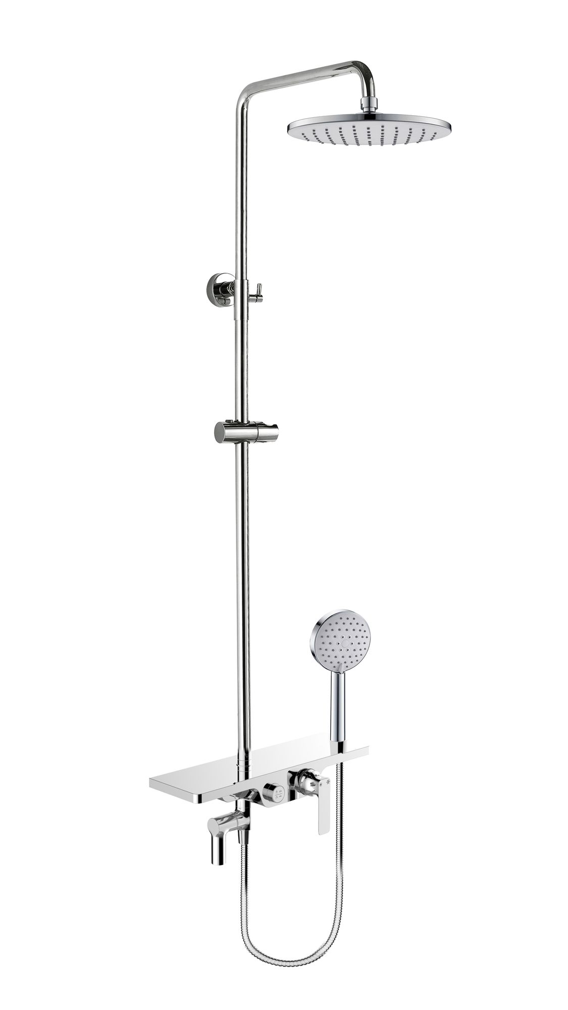 Тропическая душевая система со смесителем для ванны и полкой RUSH (PL5535-80)
Тропическая душевая система со смесителем для ванны и полкой RUSH (PL5535-80)