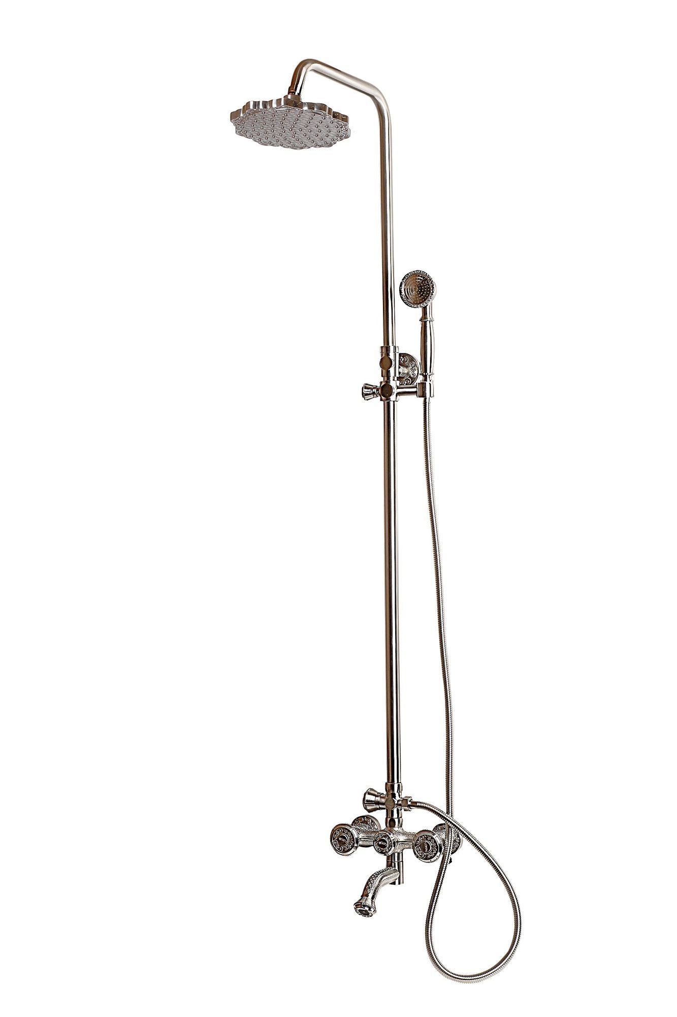 Душевая стойка MILACIO Baroque, серебро (MC.100.1SL)
Душевая стойка MILACIO Baroque, серебро (MC.100.1SL)