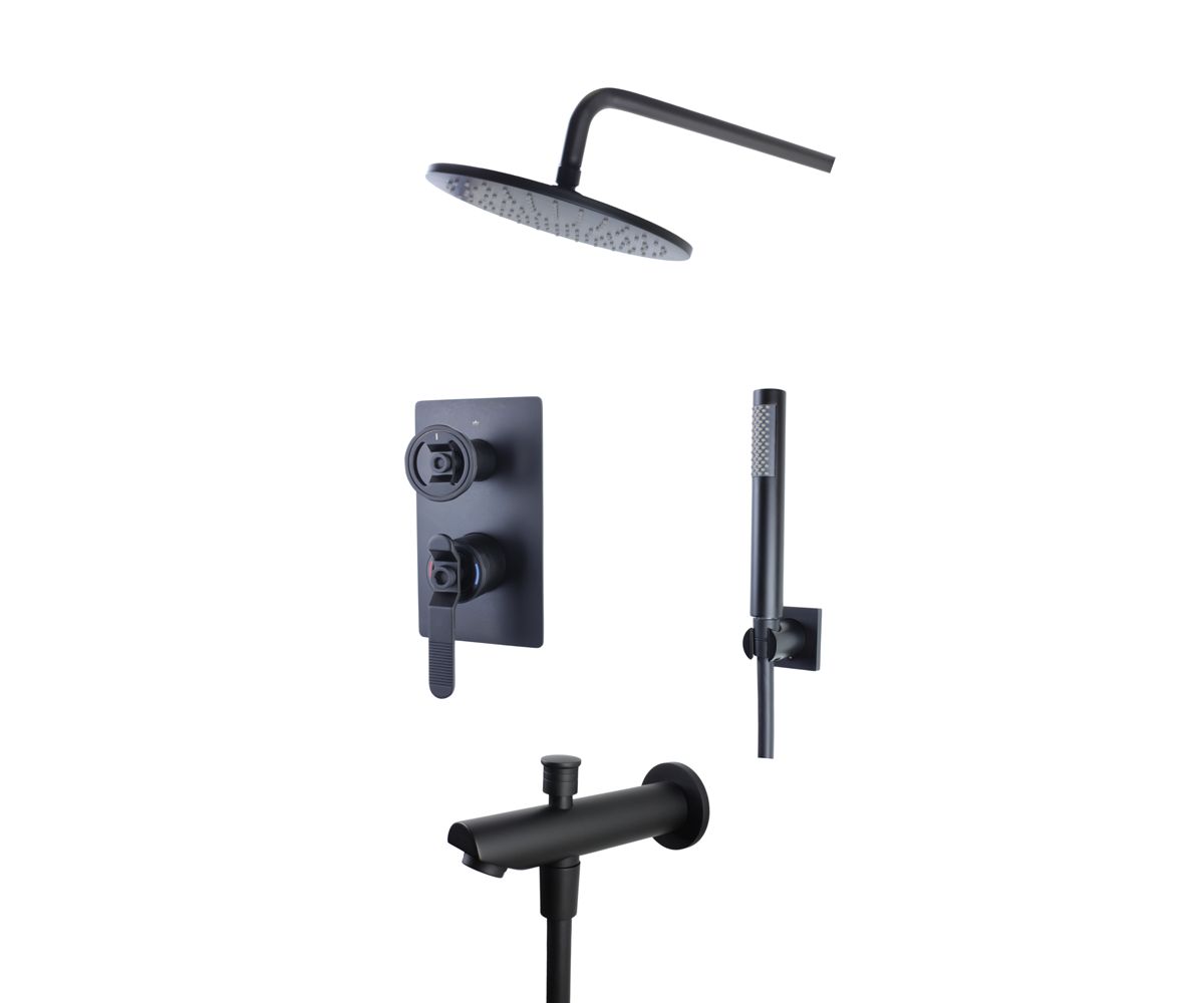 Душевой комплект Bronze de Luxe 1760'S LOFT встраиваемый матовый черный (6630SB)
Душевой комплект Bronze de Luxe 1760'S LOFT встраиваемый матовый черный (6630SB)