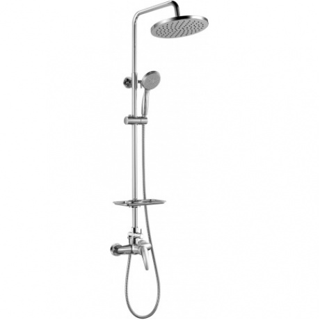 Смеситель для душа с регулируемой высотой штанги Lemark Linara (LM0460C)
Смеситель для душа с регулируемой высотой штанги Lemark Linara (LM0460C)